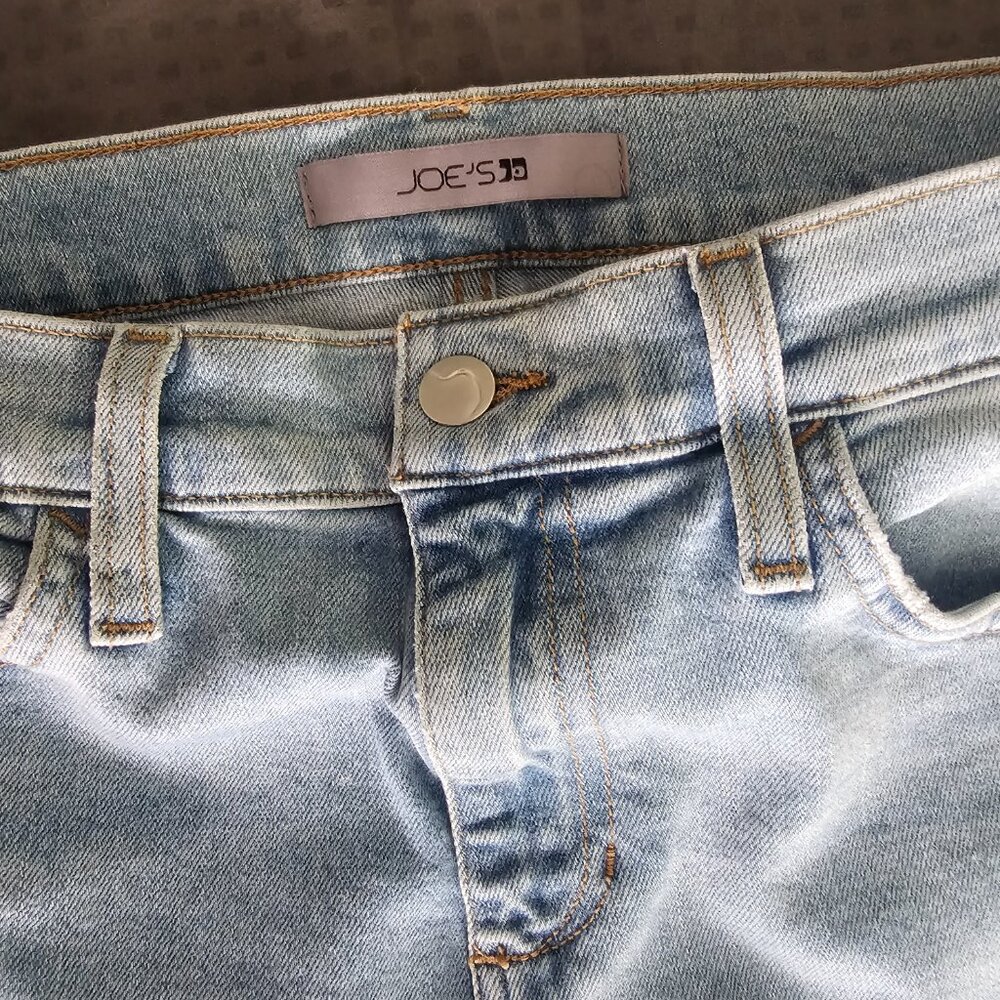 Joes Patchwork Straight Ankle Jeans Size 29 - image 4